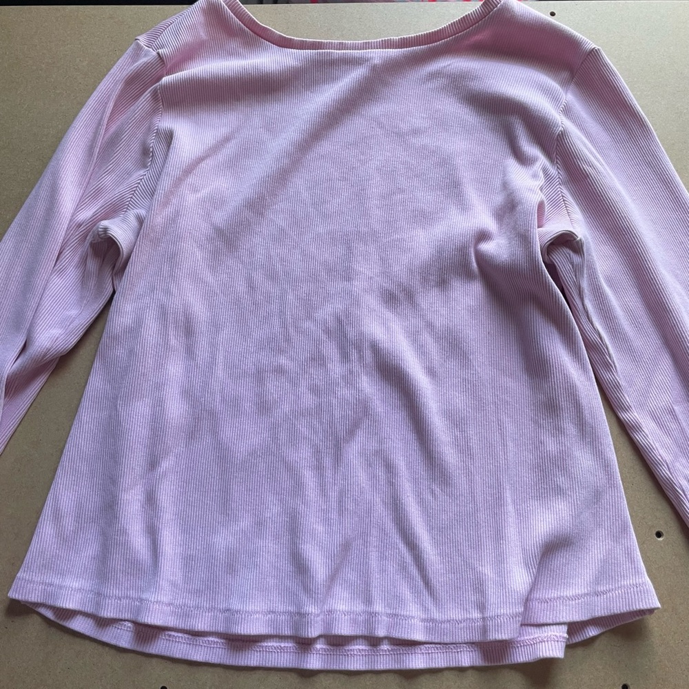 Universal Thread Soft Pink Ribbed Top